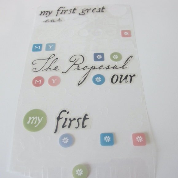 Scrapbooking Sticker Bundle For Paper Crafts Wedding Love - Picture 14 of 16